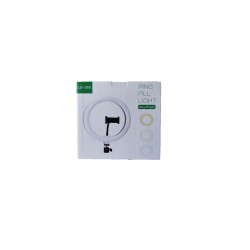 RING LIGHT LS-260 10.0" COM MINII SUPORTE DE TRIPÉ E SUPORTE DE TELEFONE 3 AJUSTES DE CORES PRETO RING LIGHT LS-260 10.0" COM MINII SUPORTE DE TRIPÉ E SUPORTE DE TELEFONE 3 AJUSTES DE CORES PRETO